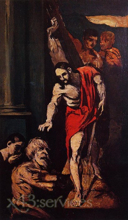 Paul Cezanne - Christus in der Vorhoelle - Christ in Limbo